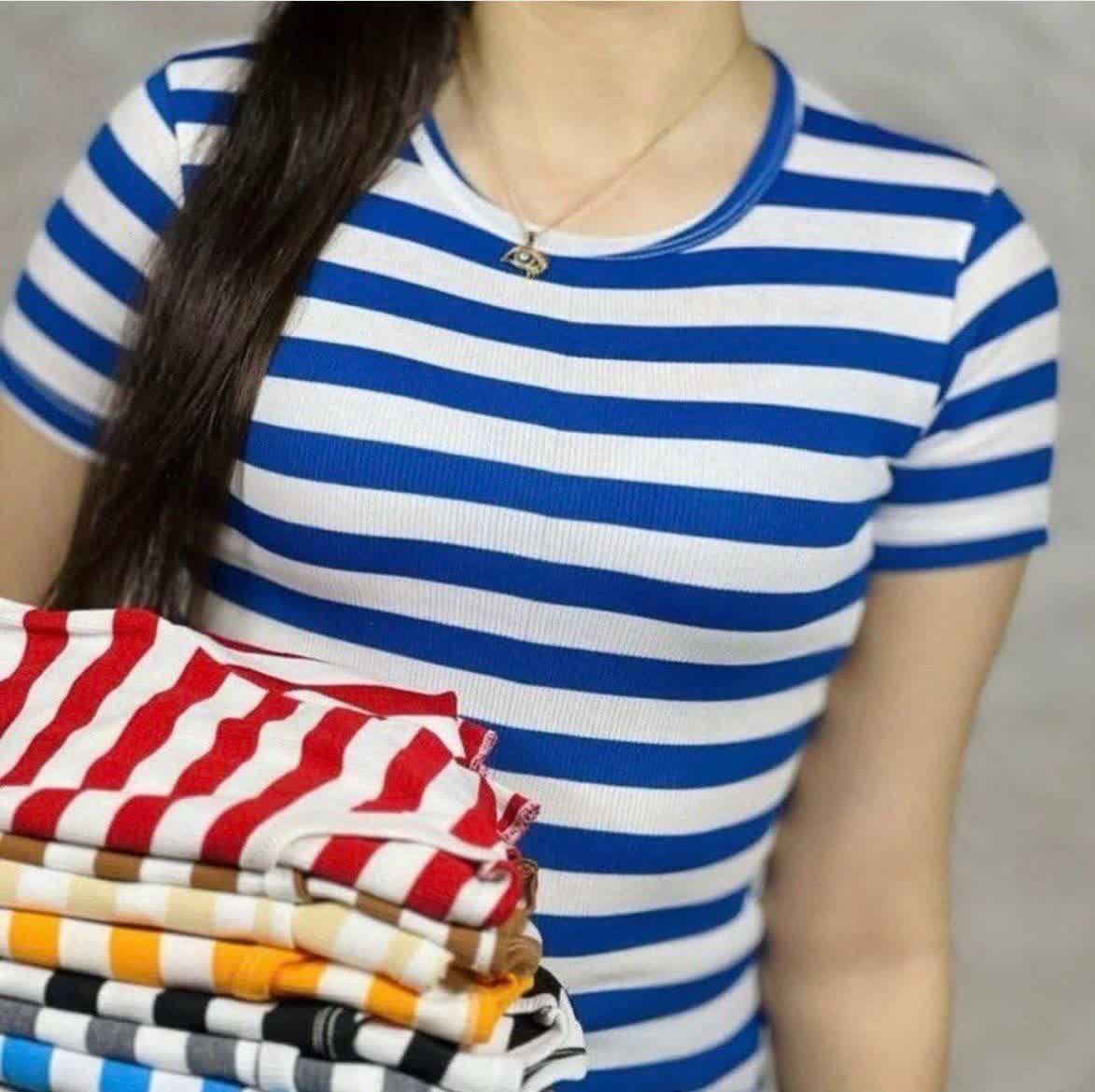 کراپ خطی جنس کبریتی سایز۳۸_۴۴ تک رنگ صورتی